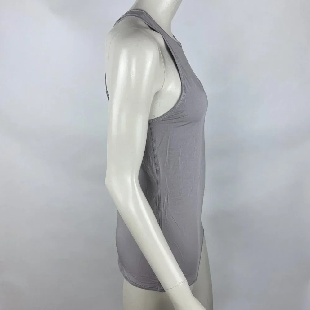 Lululemon Twist Back Tank Top Women6? EUC Lightweight Stretch Crew Neck Gym Yoga